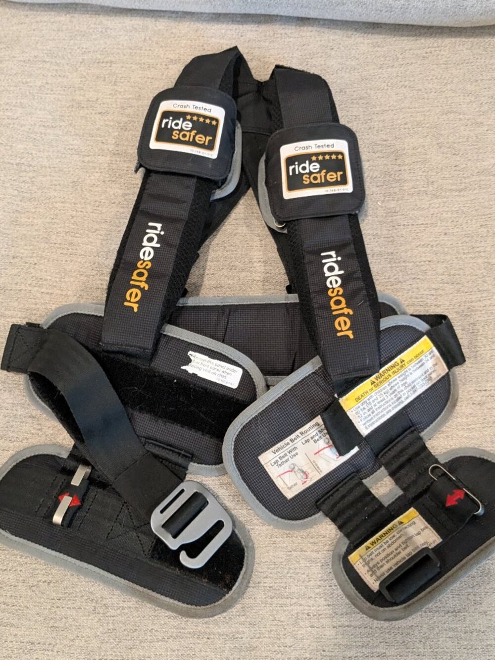 Ride Safer Child Travel Harness - Black 2/2
